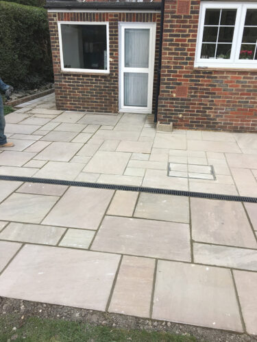 Indian Stone Patio built by River ODP in East Sussex