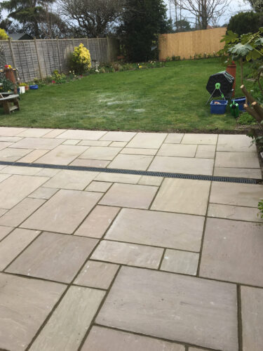 Indian Stone Patio built by RiverODP in East Sussex