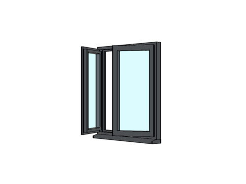 Aluminium French Casement Windows