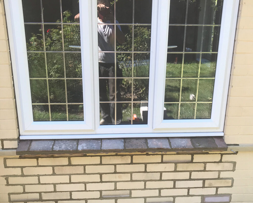 White UPVC triple Casement window with leaded bars installed by River.ODP in Guildford in Surrey