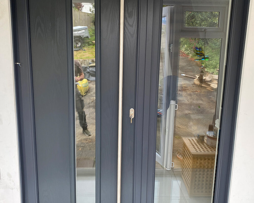New entrance Silka door after installation by contractor River.ODP in house in Bexhill