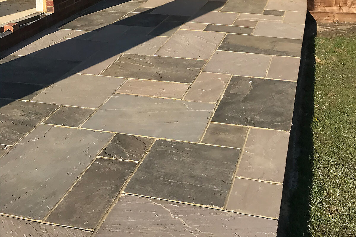 Indian Stone Patio built by River ODP in West Sussex