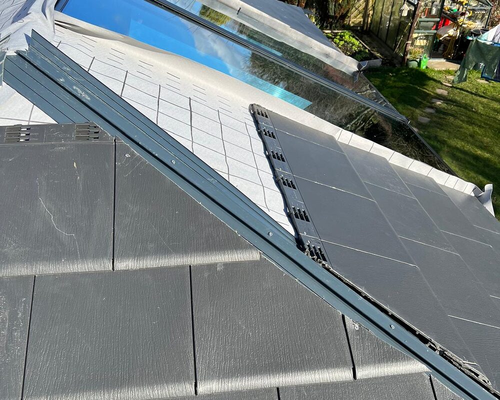 Warm roof installation on conservatory in Margate by building company River.ODP