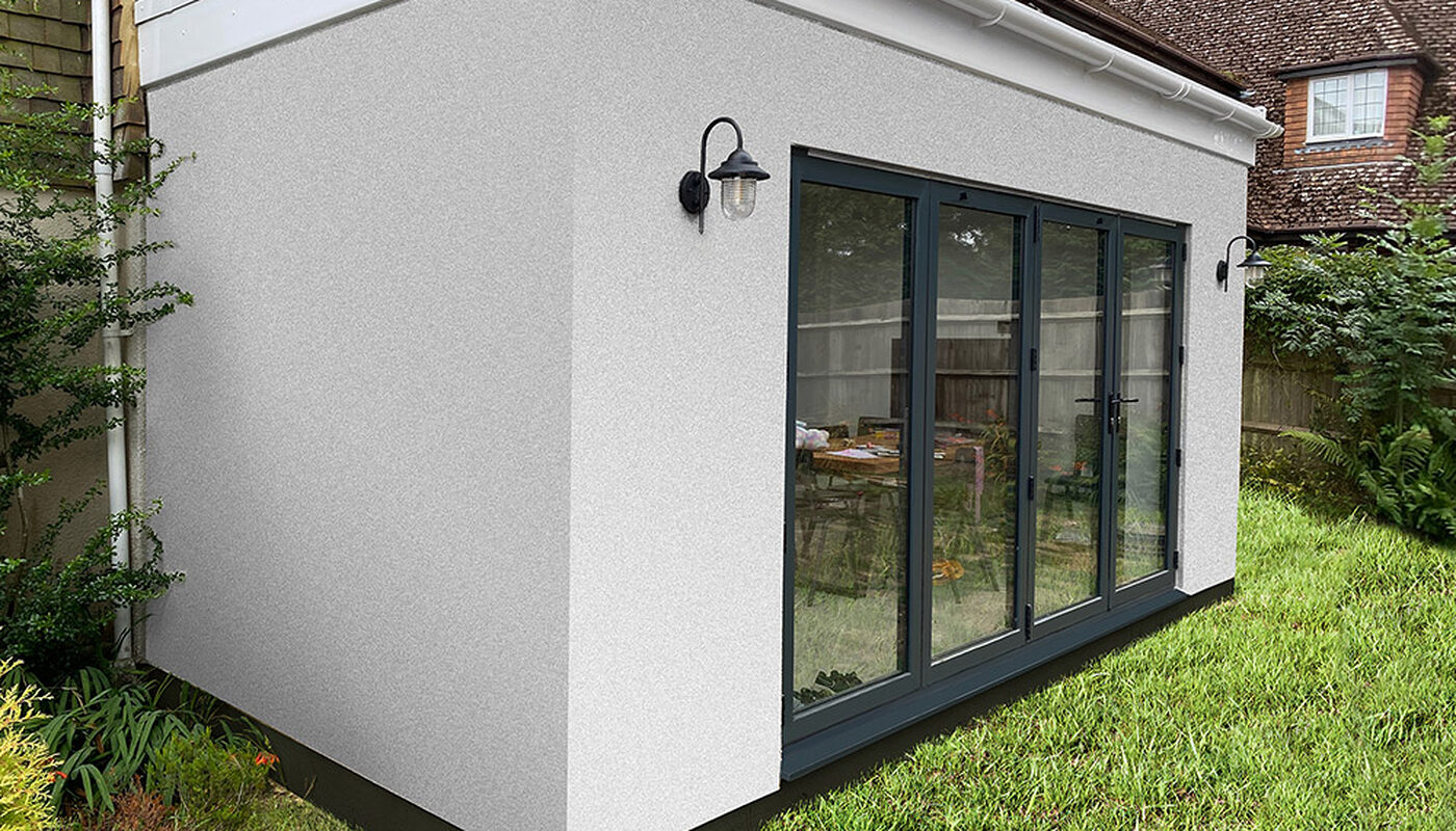 New kitchen extension in Wadhurst with French doors